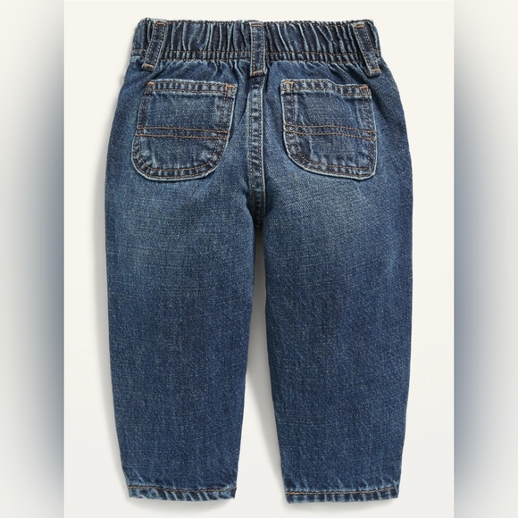 🆕️ Unisex Loose Non-Stretch Jeans for Baby - Picture 2 of 2